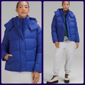 Excellent condition! Lululemon Wunder Puff Blue jacket  sz.2